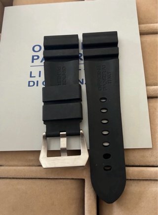 Correa de repuesto para reloj Panerai Negra 26mm