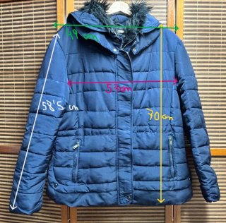 Chaqueta/anorak acolchado azul marino