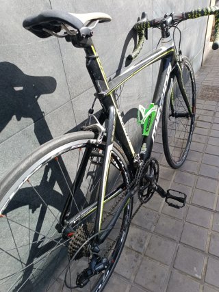 Bicicleta de carretera Merida Negra/Verde