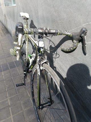 Bicicleta de carretera Merida Negra/Verde