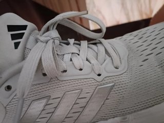 Zapatillas Adidas Running Gris Naranja