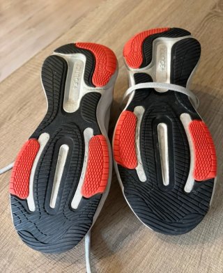 Zapatillas Adidas Running Gris Naranja