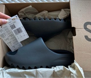 Adidas Yeezy Slide HQ6448 Nero Tg 37