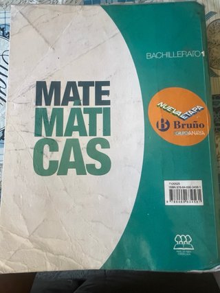 Matemáticas 1 Bachillerato Nueva etapa Bruño Ed...