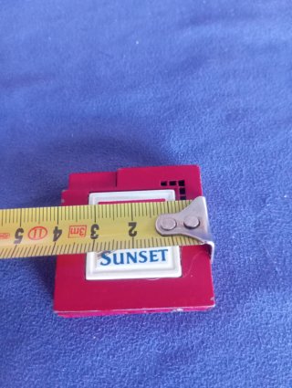 Mechero Sunset Vintage Rojo