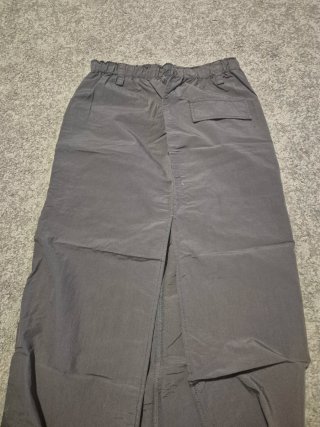 Falda larga cargo gris