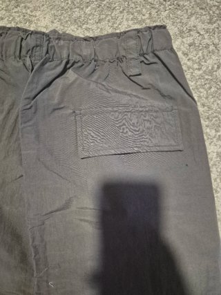 Falda larga cargo gris