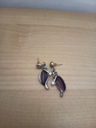 Pendientes plateados