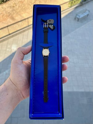 Reloj Seiko “Tank” Vintage Nuevo Gold *Año 1985*