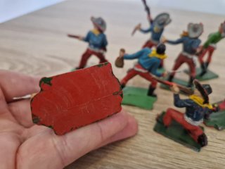 Lote 8 figuras PVC Oeste Vaquero