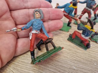 Lote 8 figuras PVC Oeste Vaquero