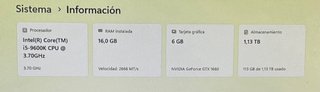 PC Gaming i5-9600K | GTX 1660 6GB | 16GB RAM | SSD