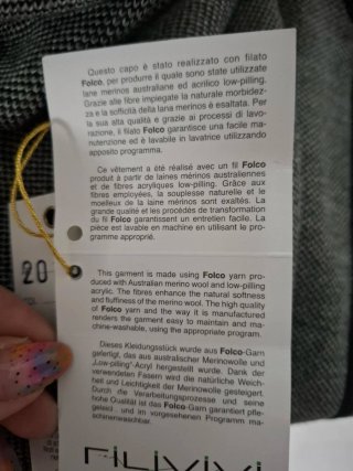Giacca donna Filato Folco grigia