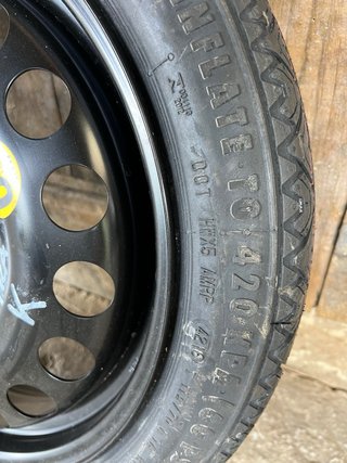 Rueda de emergencia Opel Astra K 5x105