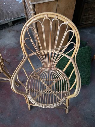 Conjunto 2 Sillones y 1 Sofá Mimbre