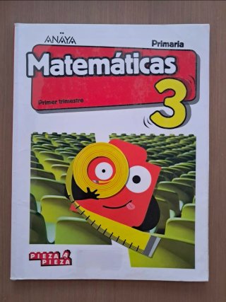 Matemáticas 3º Primaria (4 libros)