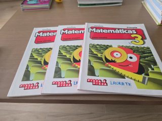 Matemáticas 3º Primaria (4 libros)