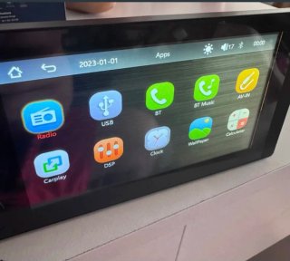 Radio Táctil 1 DIN CarPlay/Android