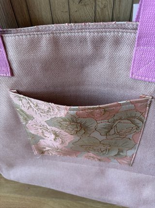 Bolso de mano con estampado floral