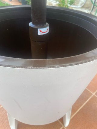 Mesa nevera exterior blanca