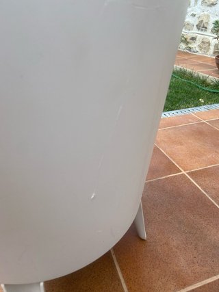 Mesa nevera exterior blanca
