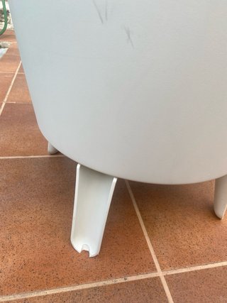 Mesa nevera exterior blanca