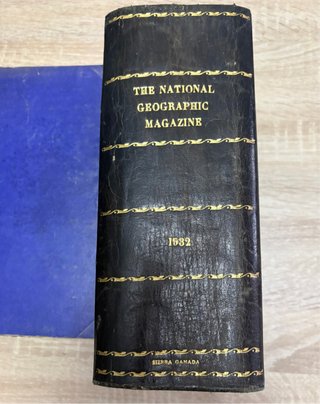 Libro de revistas National Geographic 1932.