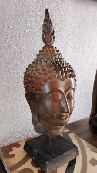 Talla Buda Bronce Antigua, principios S. XIX.