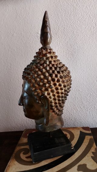 Talla Buda Bronce Antigua, principios S. XIX.