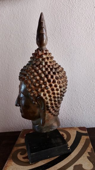 Talla Buda Bronce Antigua, principios S. XIX.