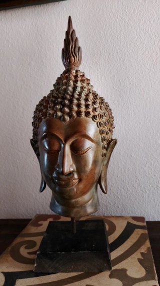 Talla Buda Bronce Antigua, principios S. XIX.