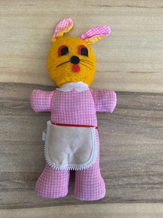 Muñecos conejo de trapo vintage años 60 - 70