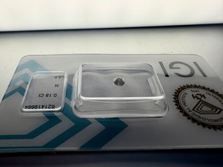 Diamante Natural 0.18 ct Corte Brillante