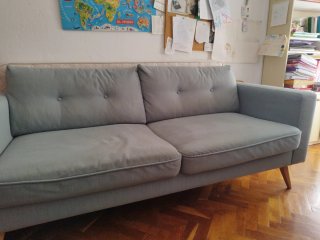 Sofá azul Maisons du monde