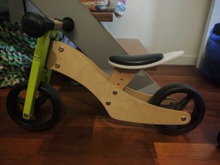 Bici de madera para niños