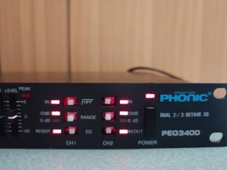 Equalizzatore Phonic PEQ3400 Stereo
