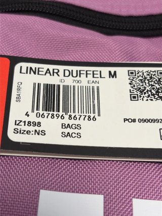 Mochila Adidas Duffel M Rosa