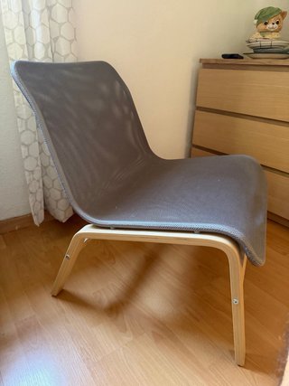 Butaca Ikea Madera Gris