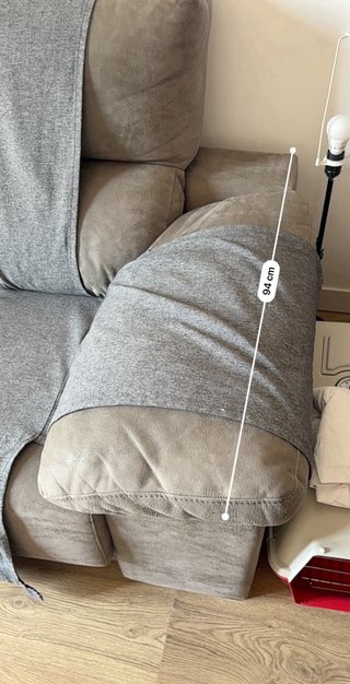 Sofá chaise 3 plazas gris Este domingo 4/julio