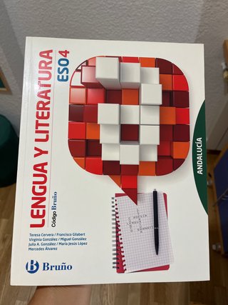 Lengua y literatura, 4 ESO editorial Bruño NUEVO