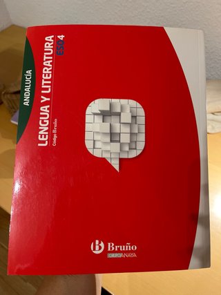 Lengua y literatura, 4 ESO editorial Bruño NUEVO