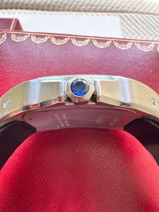 Reloj Cartier Santos 100 XL Negro/Plata