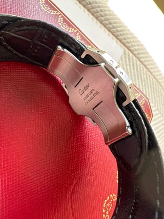 Reloj Cartier Santos 100 XL Negro/Plata
