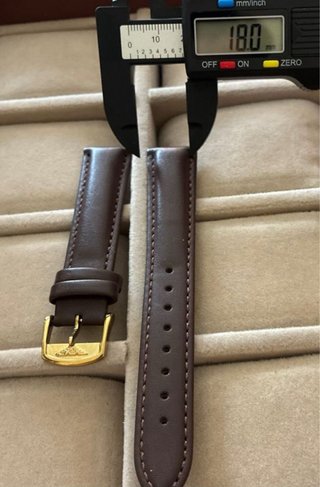 Correa para reloj Longines en Piel de becerro 18mm