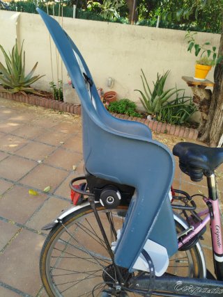 Silla Portabebés Bicicleta Azul Decathlon