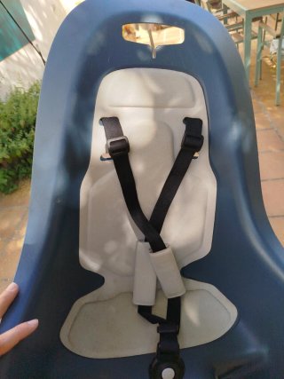 Silla Portabebés Bicicleta Azul Decathlon