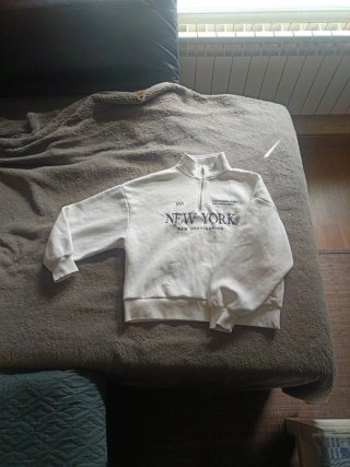 Sudadera New York Mujer Blanca