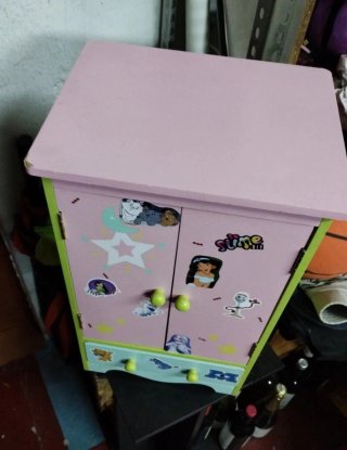 Armario Muñecas Madera Personalizado