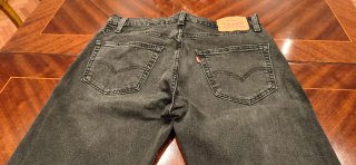 PANTALÓN LEVI'S 502, CABALLERO, NEGRO CARBÓN, W33.