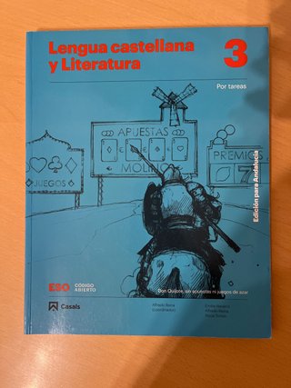 Lengua castellana y literatura, 3°ESO Casals NUEVO